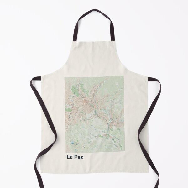 Item preview, Mapa minimalista de La Paz designed and sold by MapsNerd.