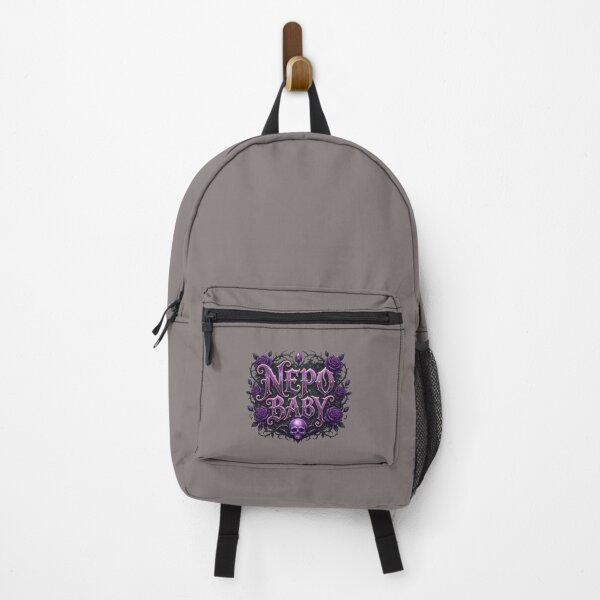 Item preview, NEPO BABY Glowing Purple Script Statement Apparel-76 designed and sold by NilimaSodhani.