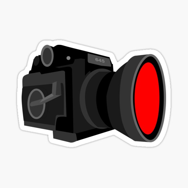 645 Camera Sticker