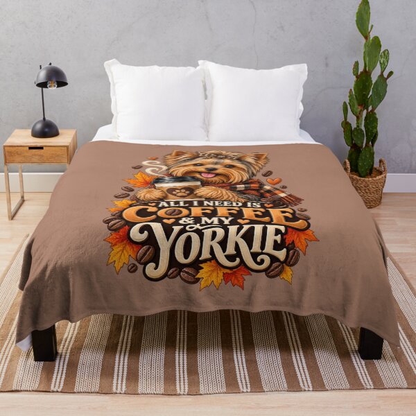 Item preview, All You Need Is Love And A Yorkie - Cute Dog Lovers Gift designed and sold by Yorkie Magic Studio .