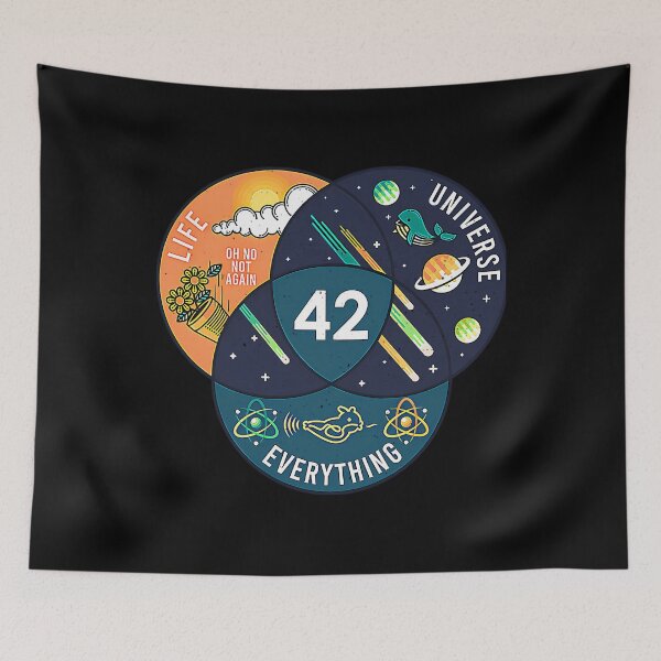 Item preview,  42 Answer To Life Universe And Everything designed and sold by KitneyZ.