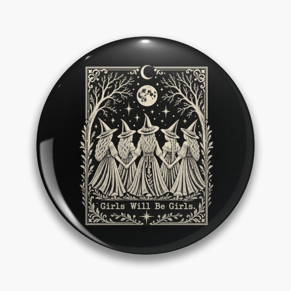 Item preview, Halloween Witches Under Moon designed and sold by Daisy Grimes.