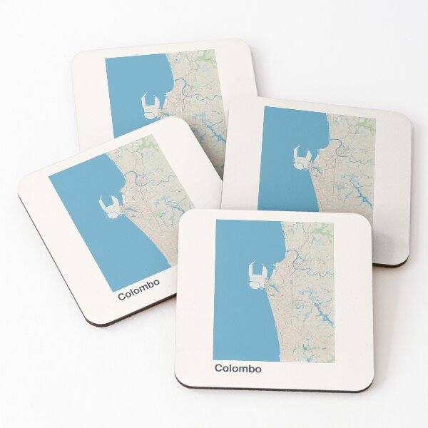 Item preview, Colombo Minimalistic Map Art designed and sold by MapsNerd.