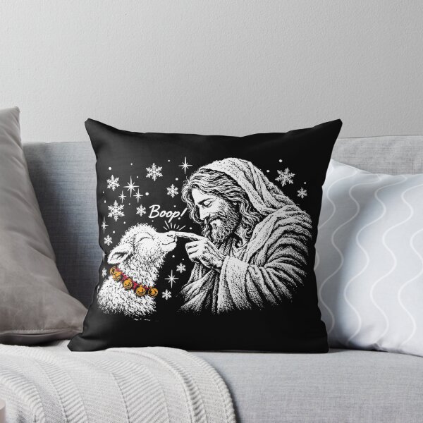 Item preview, Jesus Boop - Jesus And Lamb Christian Christmas, designed and sold by YuranoLabArtS.