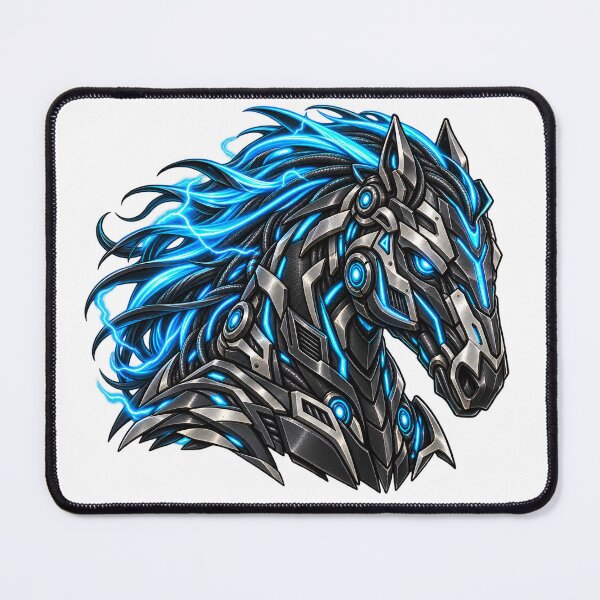 Item preview, Cyberpunk Techwear Cyber Stallion Armor Art designed and sold by RiteshCenter .