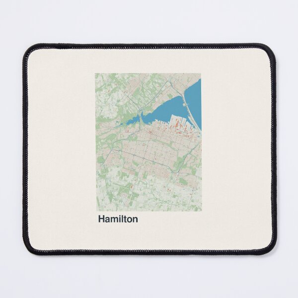 Item preview, Hamilton Minimalistic Map Art designed and sold by MapsNerd.