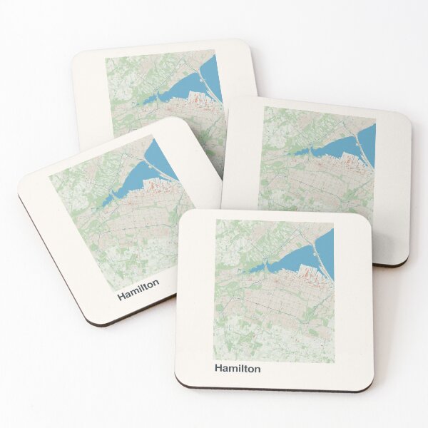 Item preview, Hamilton Minimalistic Map Art designed and sold by MapsNerd.