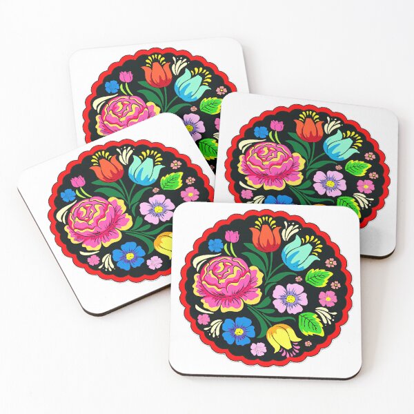 Item preview, Folk Art Flowers designed and sold by ViaARTfactory.