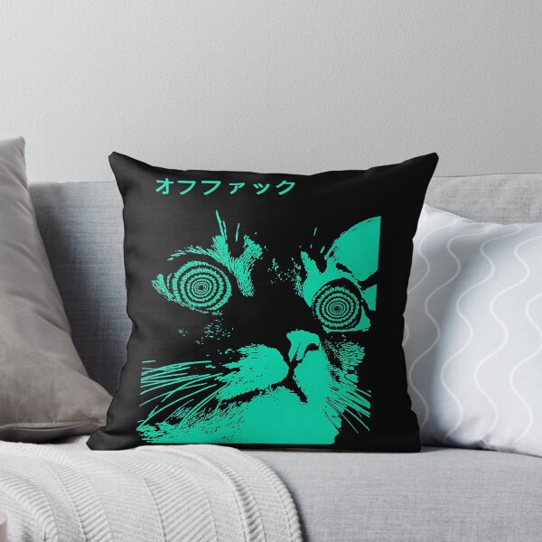 Item preview, Vaporwave Cool Cat Japanese Urban Neon Style designed and sold by KeatonVail.