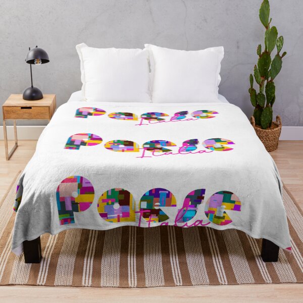 Item preview, Paese, Treviso, Italy, Italia, colorful typography design for travellers designed and sold by Wanderful-roads.