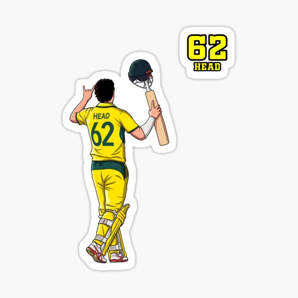 Item preview, Travis Head - Batsman - T20 - Cricket Player designed and sold by GlimTig.