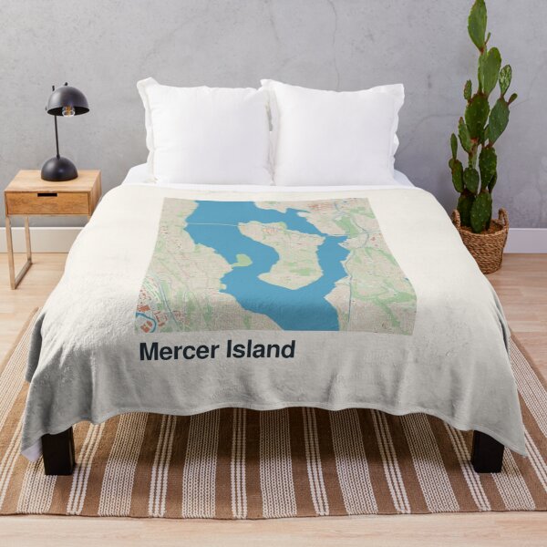 Item preview, Mercer Island Minimalistic Map Art designed and sold by MapsNerd.