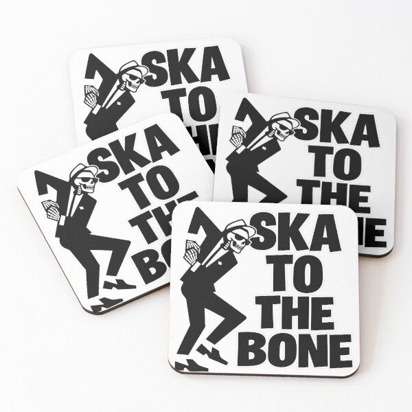 Item preview, Ska to the Bone – Skanking Rude Boy Skeleton designed and sold by Douglystuff.