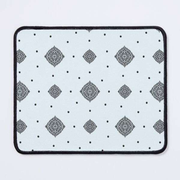 Item preview, Delicate floral pattern small in blue and black designed and sold by Quiet Waters Design.