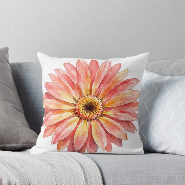 Item preview, Colorful Gerbera Flower Illustration designed and sold by BiteMyLine.