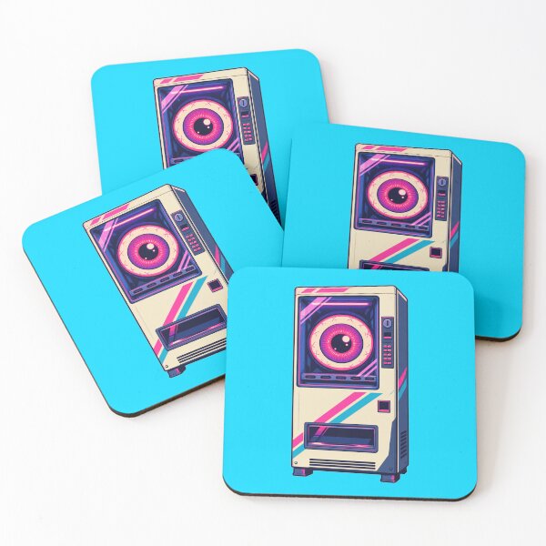 Item preview, Neon Eyeball Vending Machine designed and sold by KungPowUnicorn.