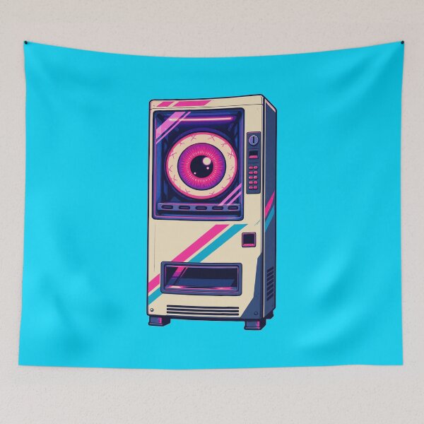 Item preview, Neon Eyeball Vending Machine designed and sold by KungPowUnicorn.