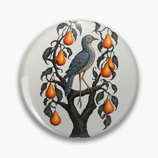 Item preview, Partridge-Bird And Pear-Laden Boughs 2 designed and sold by taiche.