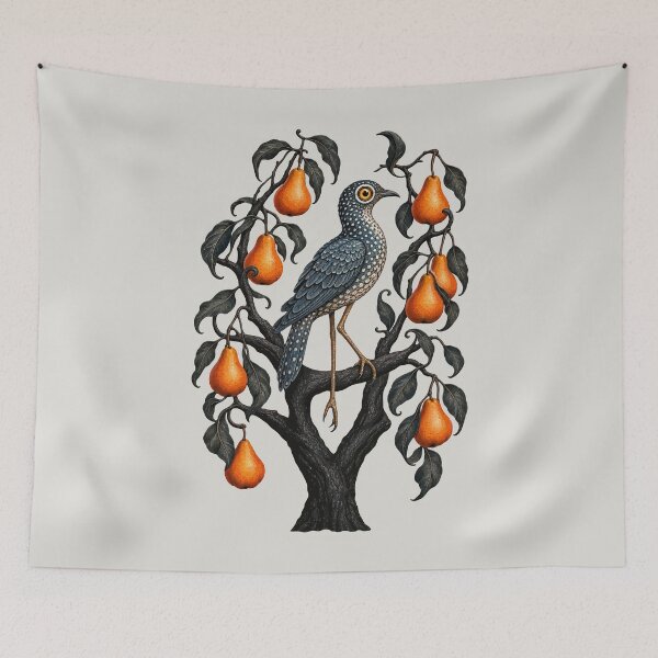 Item preview, Partridge-Bird And Pear-Laden Boughs 2 designed and sold by taiche.
