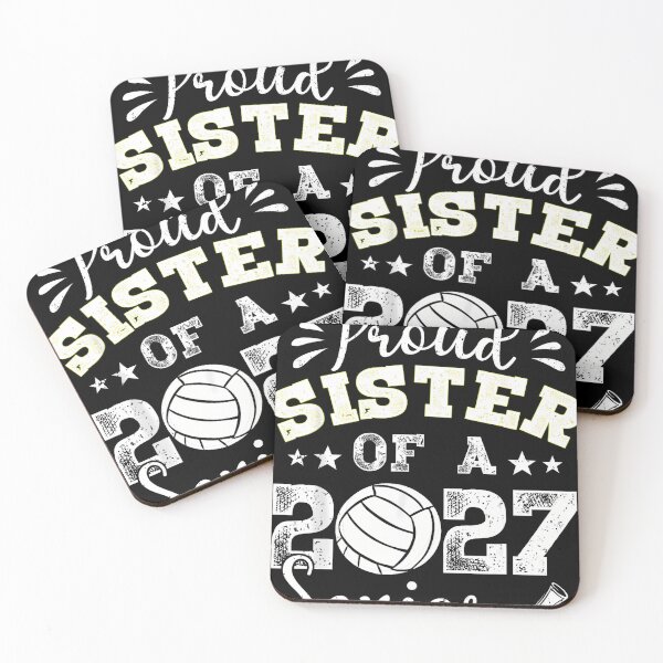 Item preview, Proud Volleyball Sister 2027 Senior Graduate designed and sold by RutheCraford.