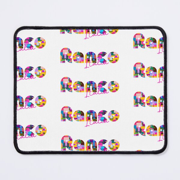 Item preview, Ranco, Varese, Italy, Italia, colorful typography design for travellers designed and sold by Wanderful-roads.