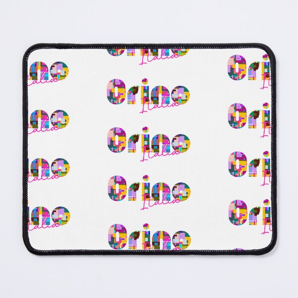 Item preview, Orino, Varese, Italy, Italia, colorful typography design for travellers designed and sold by Wanderful-roads.