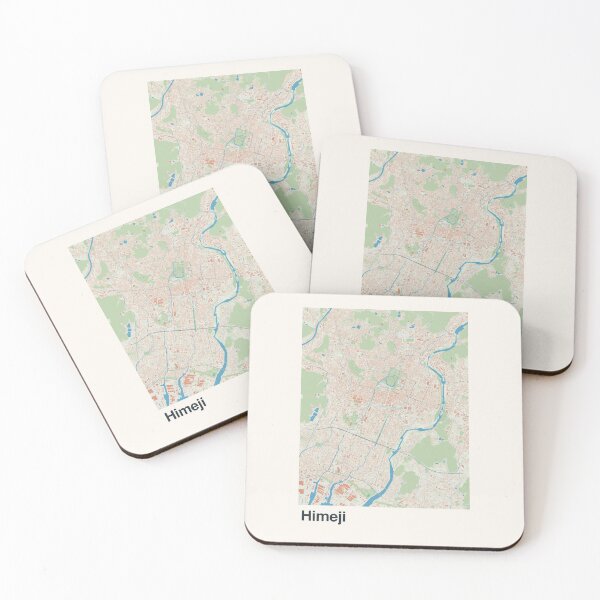 Item preview, Himeji Minimalistic Map Art designed and sold by MapsNerd.