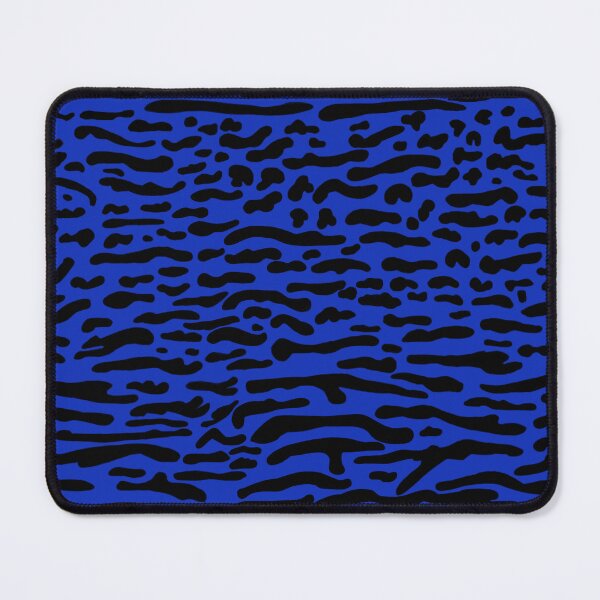 Item preview, Electric Blue & Black Abstract designed and sold by wissal.studio.