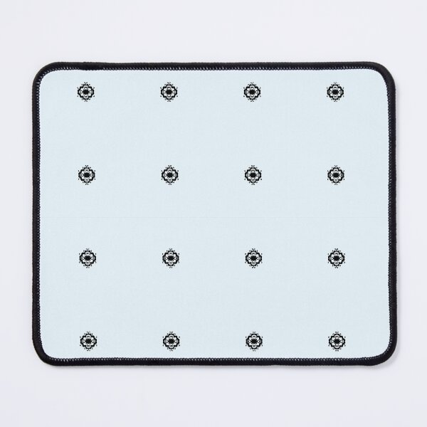 Item preview, Delicate floral pattern tiny in blue and black designed and sold by Quiet Waters Design.