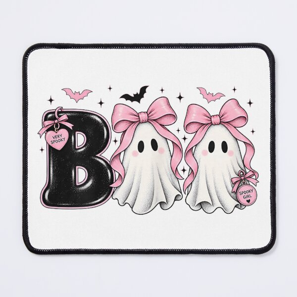 Item preview, Kawaii Ghost Boo Pink Bow Halloween Girly Vibes Women Girls designed and sold by River Silva.