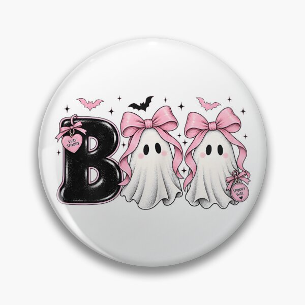 Item preview, Kawaii Ghost Boo Pink Bow Halloween Girly Vibes Women Girls designed and sold by River Silva.