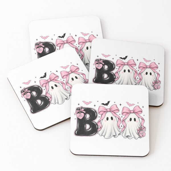 Item preview, Kawaii Ghost Boo Pink Bow Halloween Girly Vibes Women Girls designed and sold by River Silva.