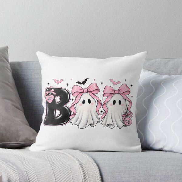 Item preview, Kawaii Ghost Boo Pink Bow Halloween Girly Vibes Women Girls designed and sold by River Silva.