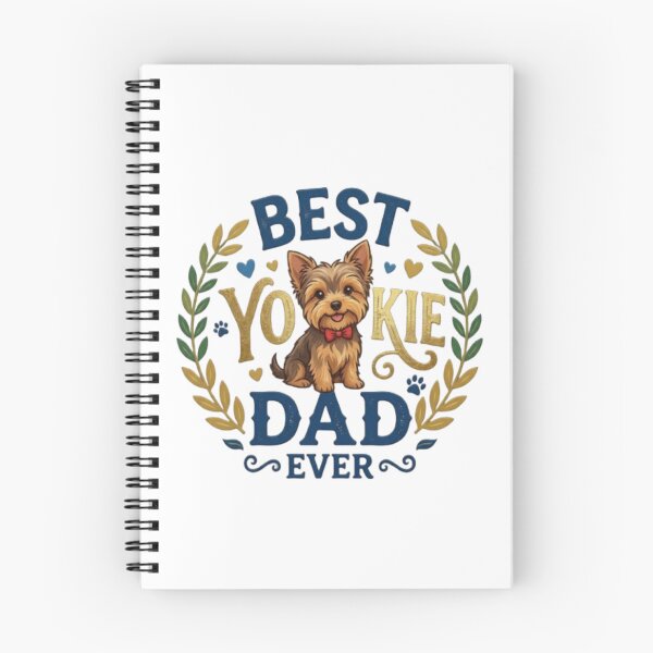 Item preview, Best Yorkie Dad Ever - Cute Yorkshire Terrier Dog Owner Gift designed and sold by Yorkie Magic Studio .