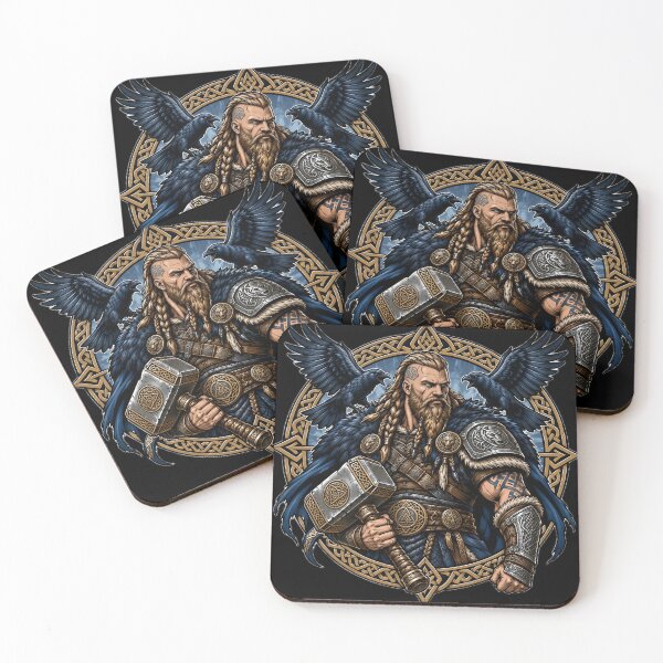 Item preview, Norse Viking Warrior Thor Hammer Valhalla designed and sold by ValhallaHub.