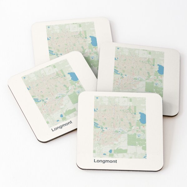 Item preview, Longmont Minimalistic Map Art designed and sold by MapsNerd.