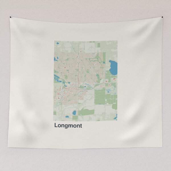 Item preview, Longmont Minimalistic Map Art designed and sold by MapsNerd.