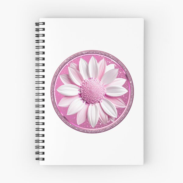 Item preview, Sweet Pink Dahlia Sparkle Glitter Floral Mandala designed and sold by MinimalAurashop.