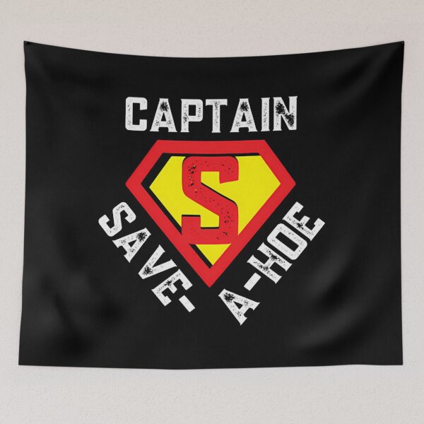 Item preview, Captain Save A Hoe Logo Distressed designed and sold by kosterbleack.