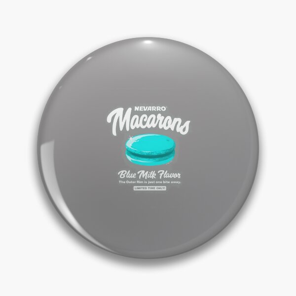 Item preview, Nevarro Macarons Blue Milk Flavor Vintage Ad-4 designed and sold by GayatriMandal.