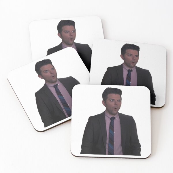 Item preview, Ben Wyatt - Stupid (But Cute) Surprised Face designed and sold by read-jetta.