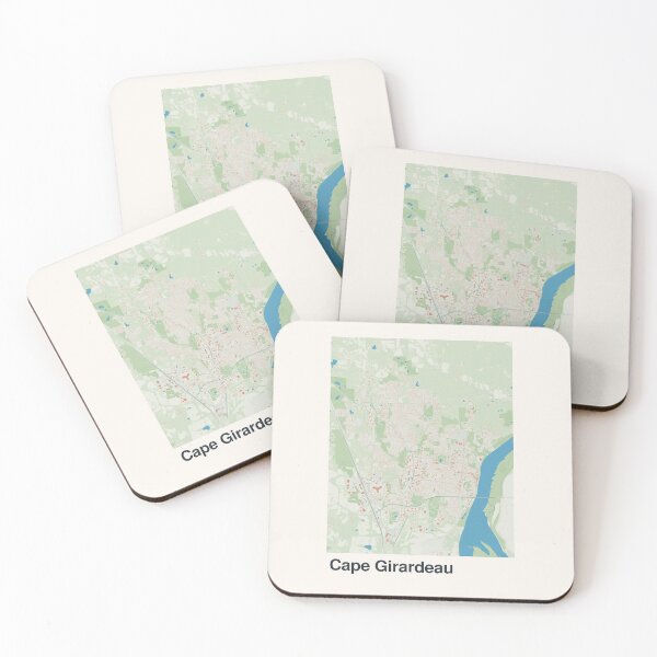Item preview, Cape Girardeau Minimalistic Map Art designed and sold by MapsNerd.