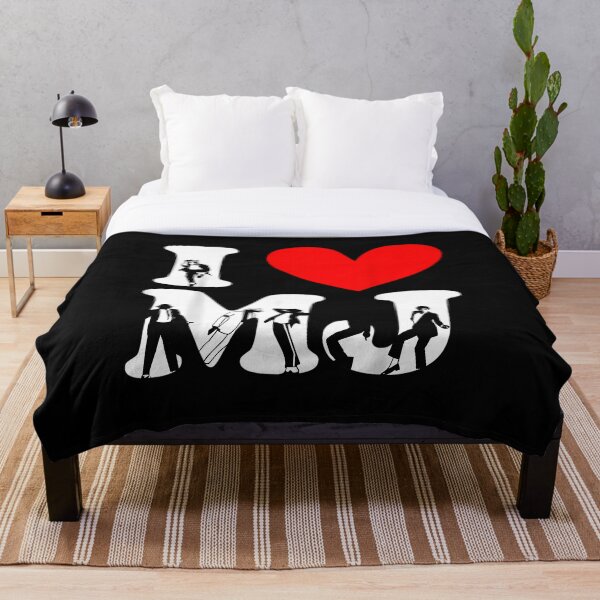 Item preview, Me encanta MJ, negro, rojo y blanco. designed and sold by Mirokesting44.