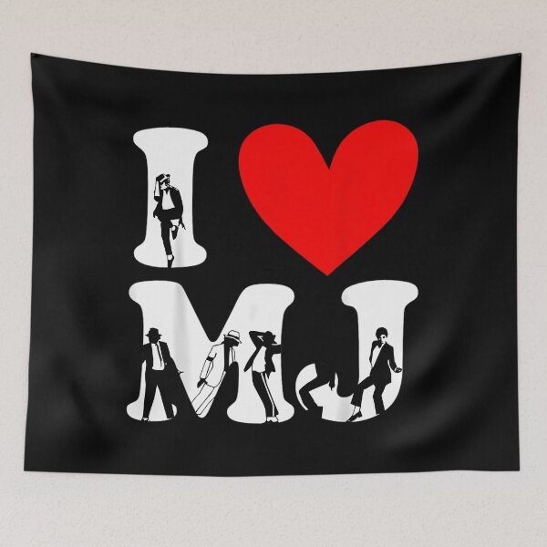 Item preview, I Heart Mj Black Red White designed and sold by Mirokesting44.