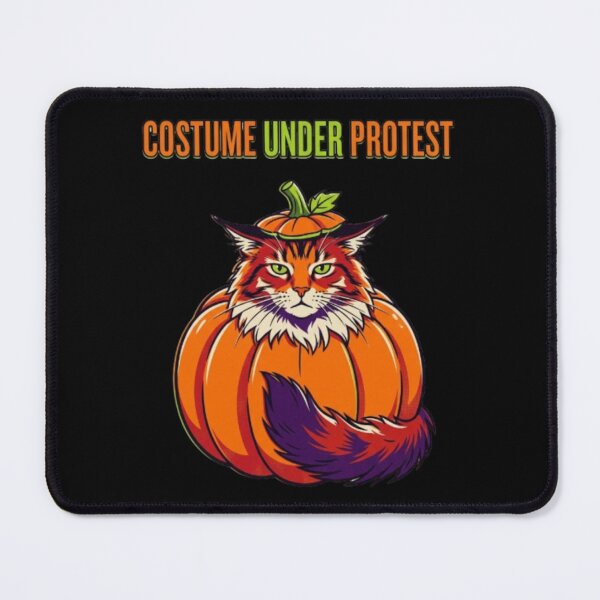 Item preview, Costume Under Protest Cat Funny Pumpkin Costume Cat Annoyed Cat Halloween Gift Maine Coon Mom designed and sold by FurRealStudioCo.