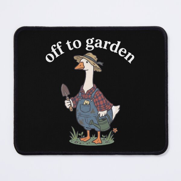Item preview, Funny Gardener Goose Off To Garden designed and sold by dudelinart.