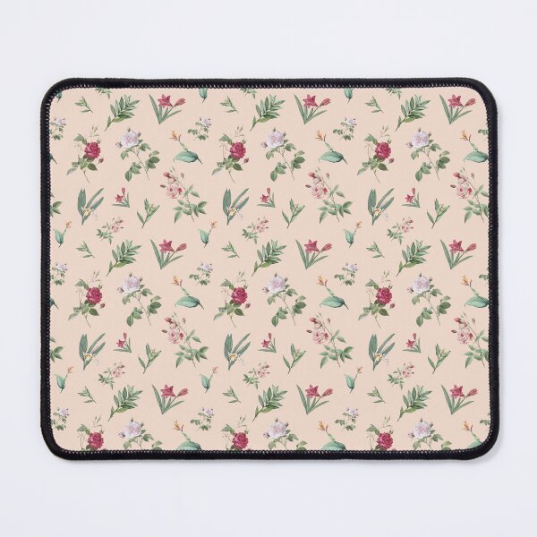 Item preview, Vintage Botanical Roses and Leaves on Peach designed and sold by Mellowtint Studio.