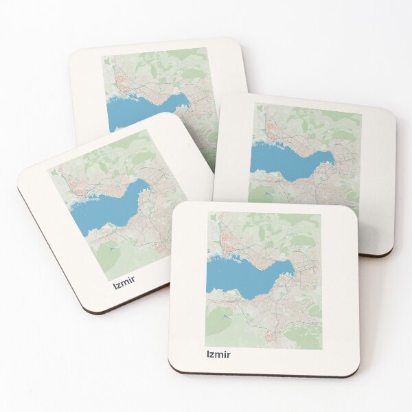 Item preview, Izmir Minimalistic Map Art designed and sold by MapsNerd.