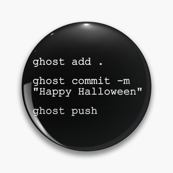 Item preview, Ghost commit programming joke for Halloween designed and sold by mariya-ivanova.