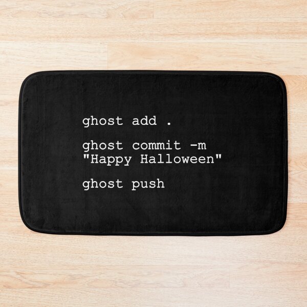 Item preview, Ghost commit programming joke for Halloween designed and sold by mariya-ivanova.
